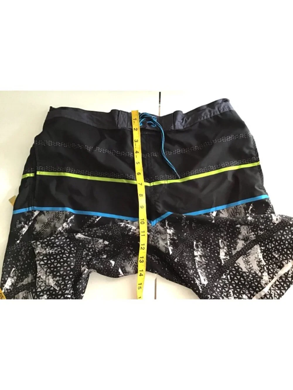 GEORGE- MENS DRAWSTRING ELASTIC WAIST BOARD SWIM SHORTS LINED SIZE LARGE